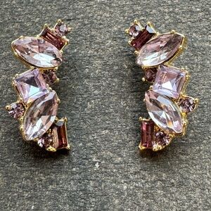 Kate Spade That Sparkle Lilac Cluster Crawlers